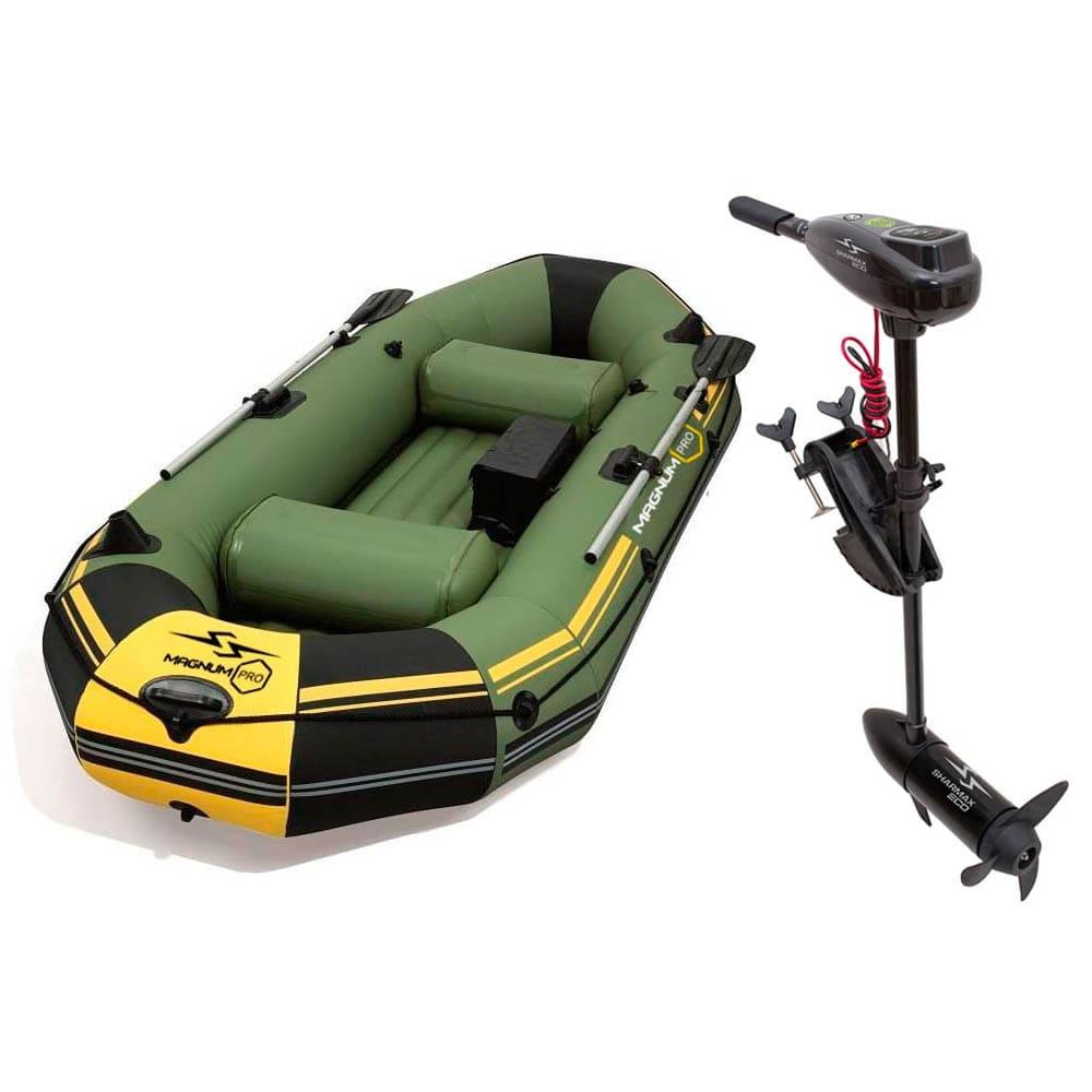Лодка ПВХ Magnum Pro 300 и электромотор Sharmax ECO SE-14L (32LBS)