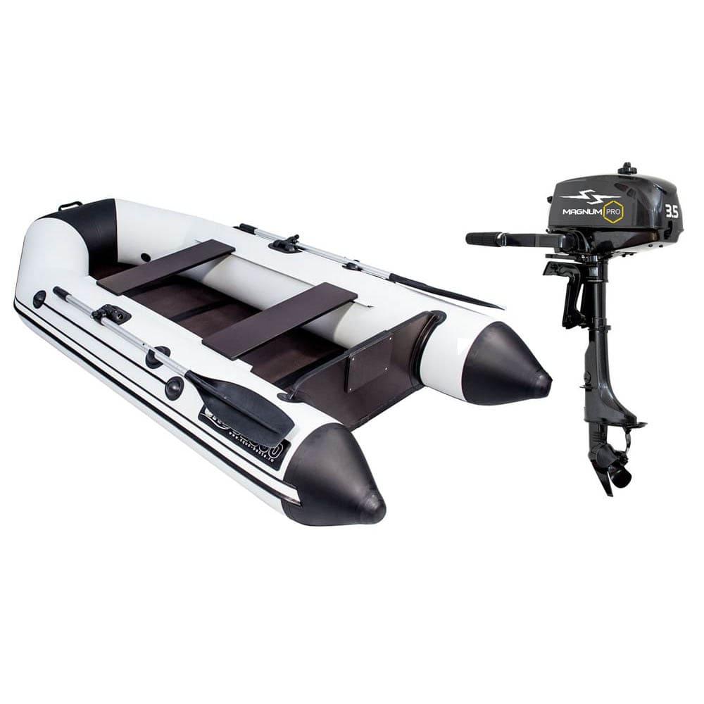 Лодка ПВХ Аква-2800 СК и мотор Magnum PRO SM3.5HS