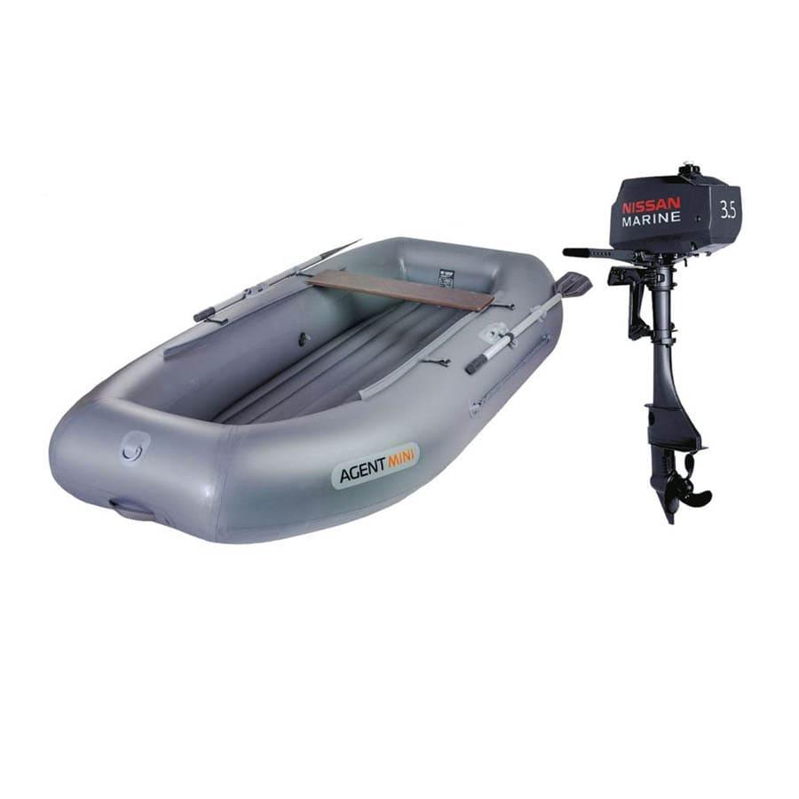 Лодка ПВХ X-River НДНД Agent Mini 280 Т и мотор NS Marine 3.5 B2 S