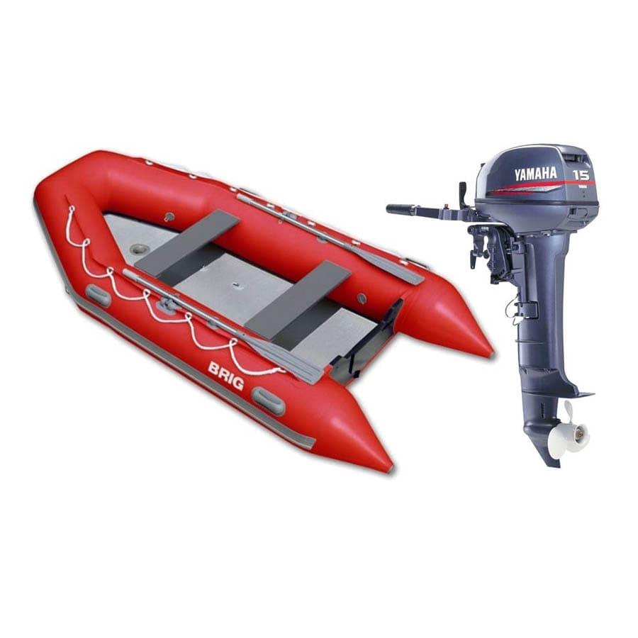 Лодка ПВХ Brig B350 и мотор Yamaha 15FMHS