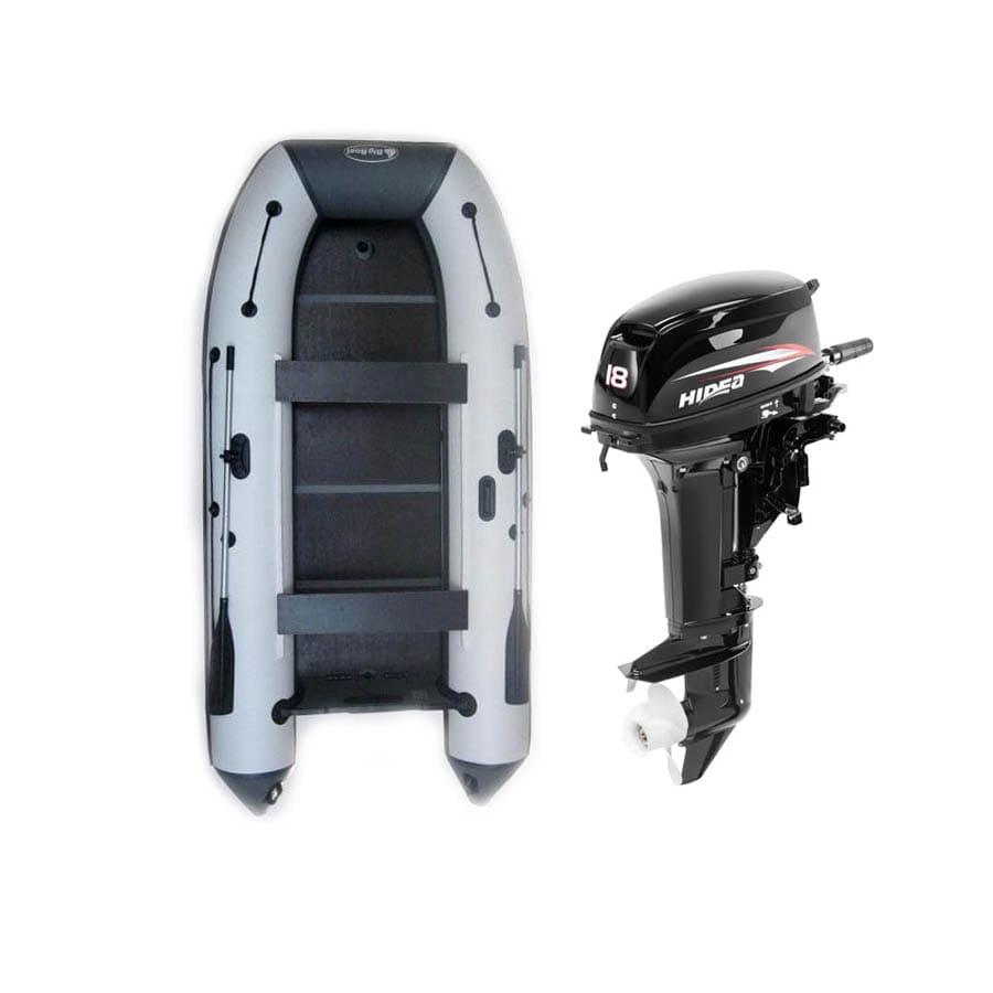 Лодка ПВХ Bering 360К и мотор Hidea HD18FHS