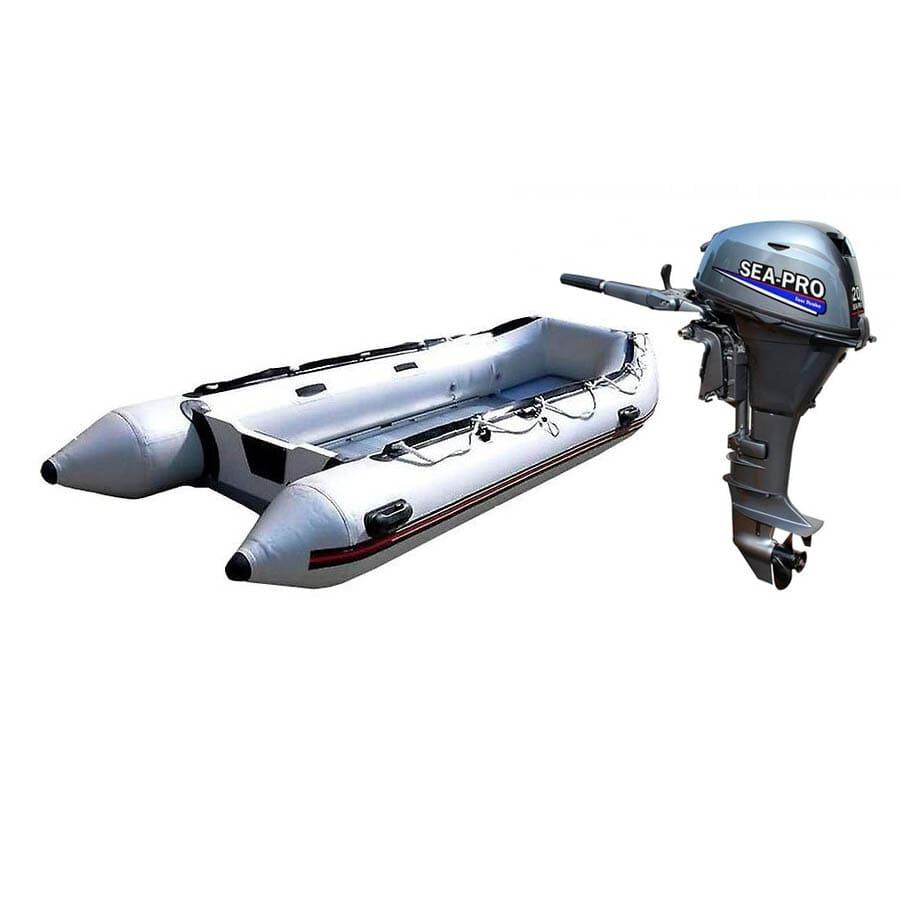 Лодка ПВХ Tadpole 380 и мотор Sea Pro F 20 S