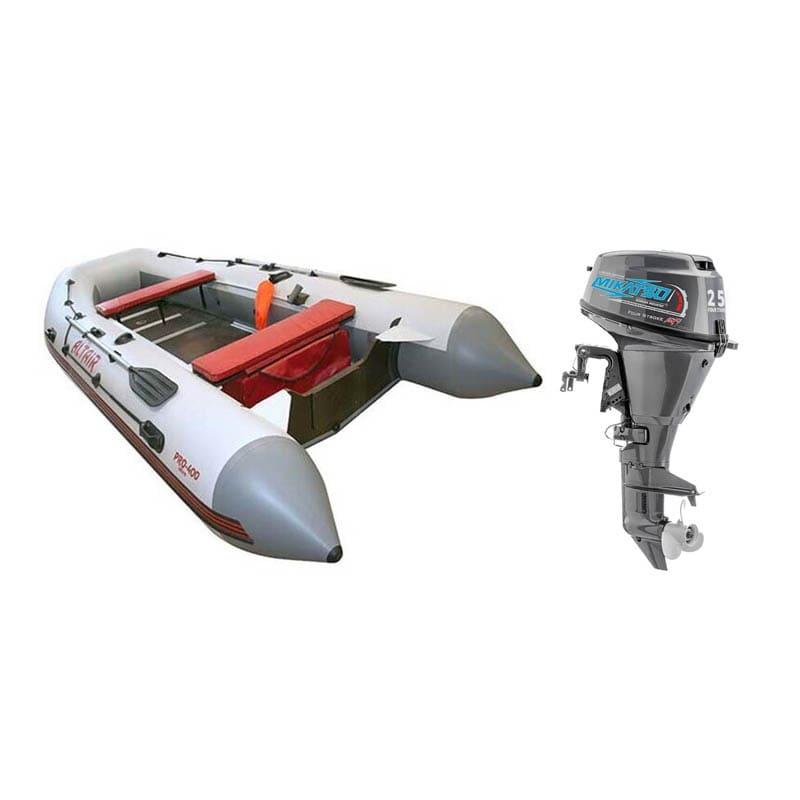 Лодка ПВХ Altair Pro Ultra 400 и мотор Mikatsu MEF25FHS-EFI