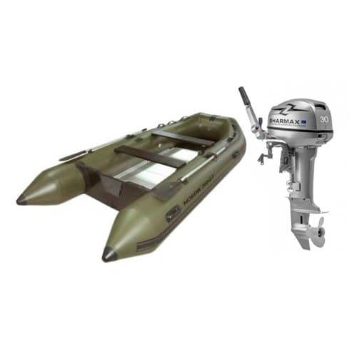 Лодка ПВХ Nordik 400GT и мотор Sharmax SM30HS
