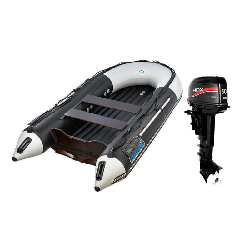 Лодка ПВХ Stormline AIR Hector 400 и мотор HDX T 30 FWS