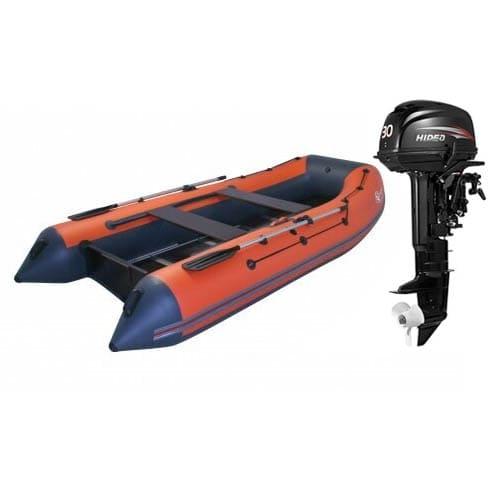 Лодка ПВХ Angler AN 400 XL и мотор Hidea HD30FES