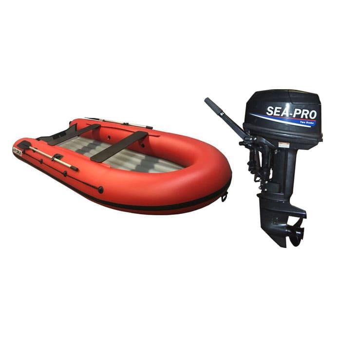 Лодка ПВХ Hydra Delta 380 Оптима 1200 и мотор Sea Pro Т 25S