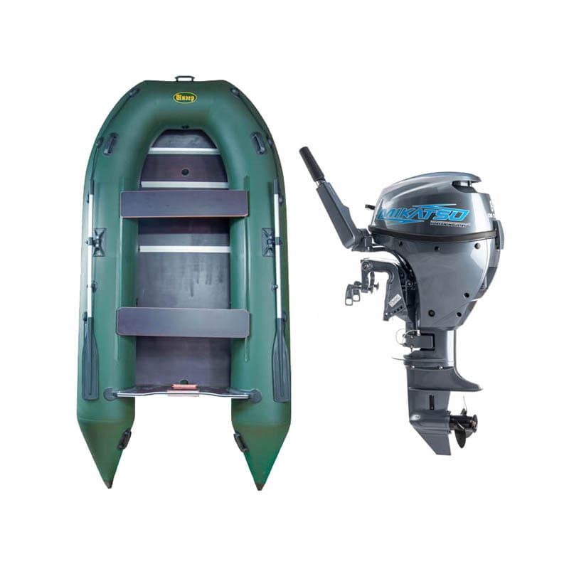 Лодка ПВХ Инзер 350 V (киль) и мотор Mikatsu MF8FHS