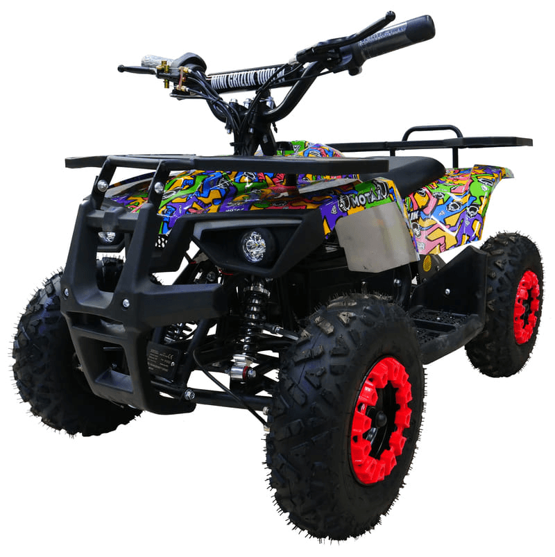 Электроквадроцикл MOTAX Mini Grizlik X-16 E1000 BW
