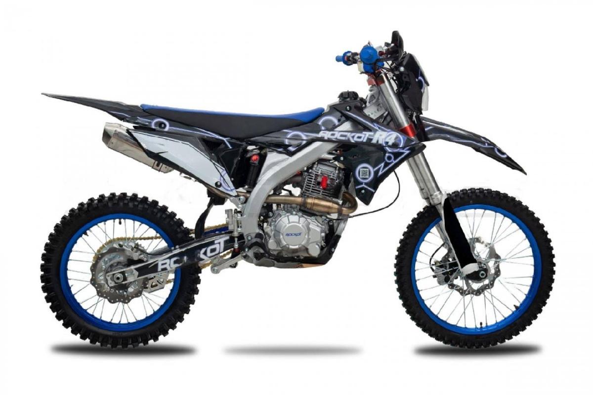 Мотоцикл кроссовый эндуро ROCKOT R4-250 Blue Trone 21/18 172FMM (2021 г.)