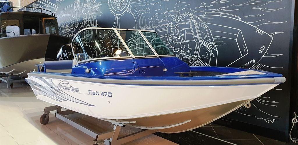 Катер-лодка алюминиевая NORTHSILVER 470 Fish