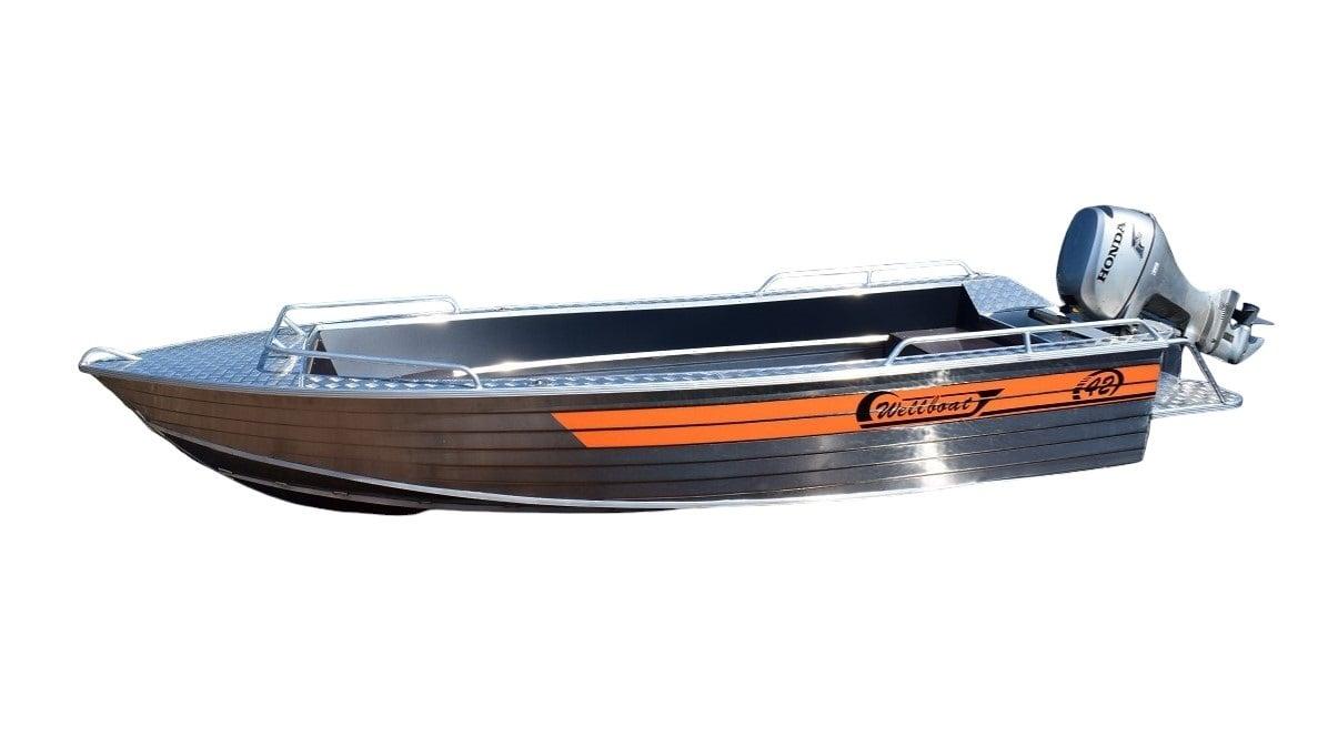 Алюминиевая лодка WELLBOAT-42 ПОД ЗАКАЗ