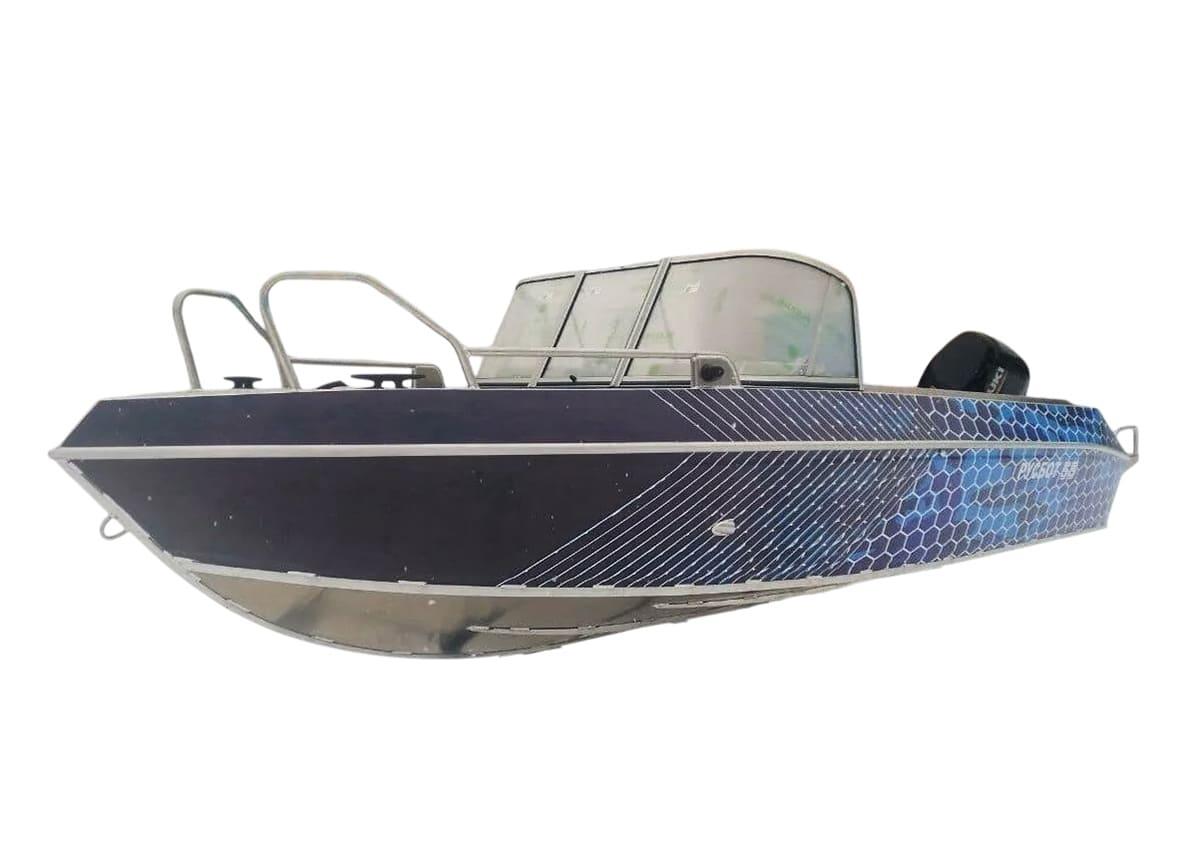 Катер-лодка алюминиевая RUSBOAT 55