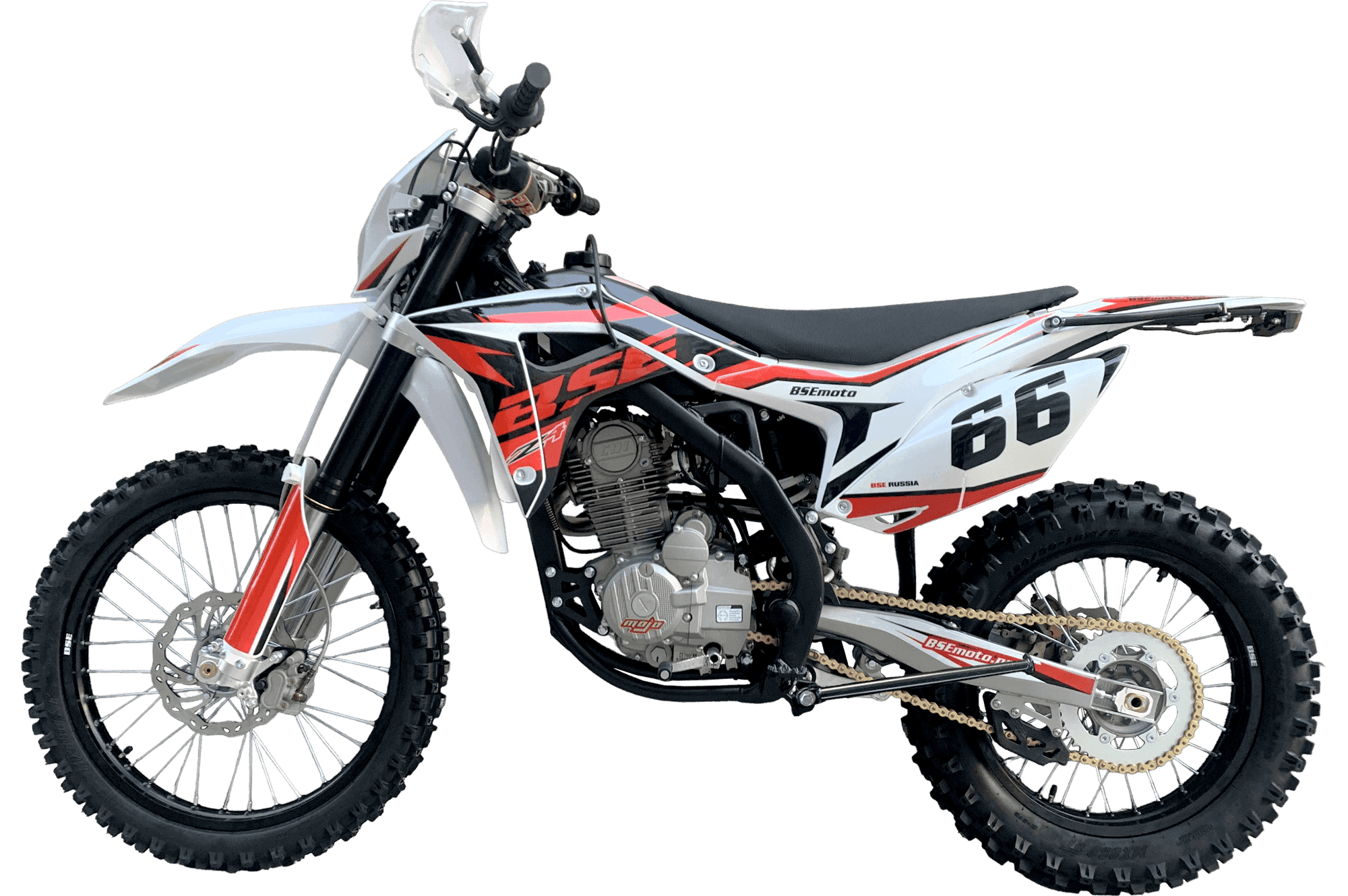 Мотоцикл кроссовый эндуро BSE Z4 Red 66