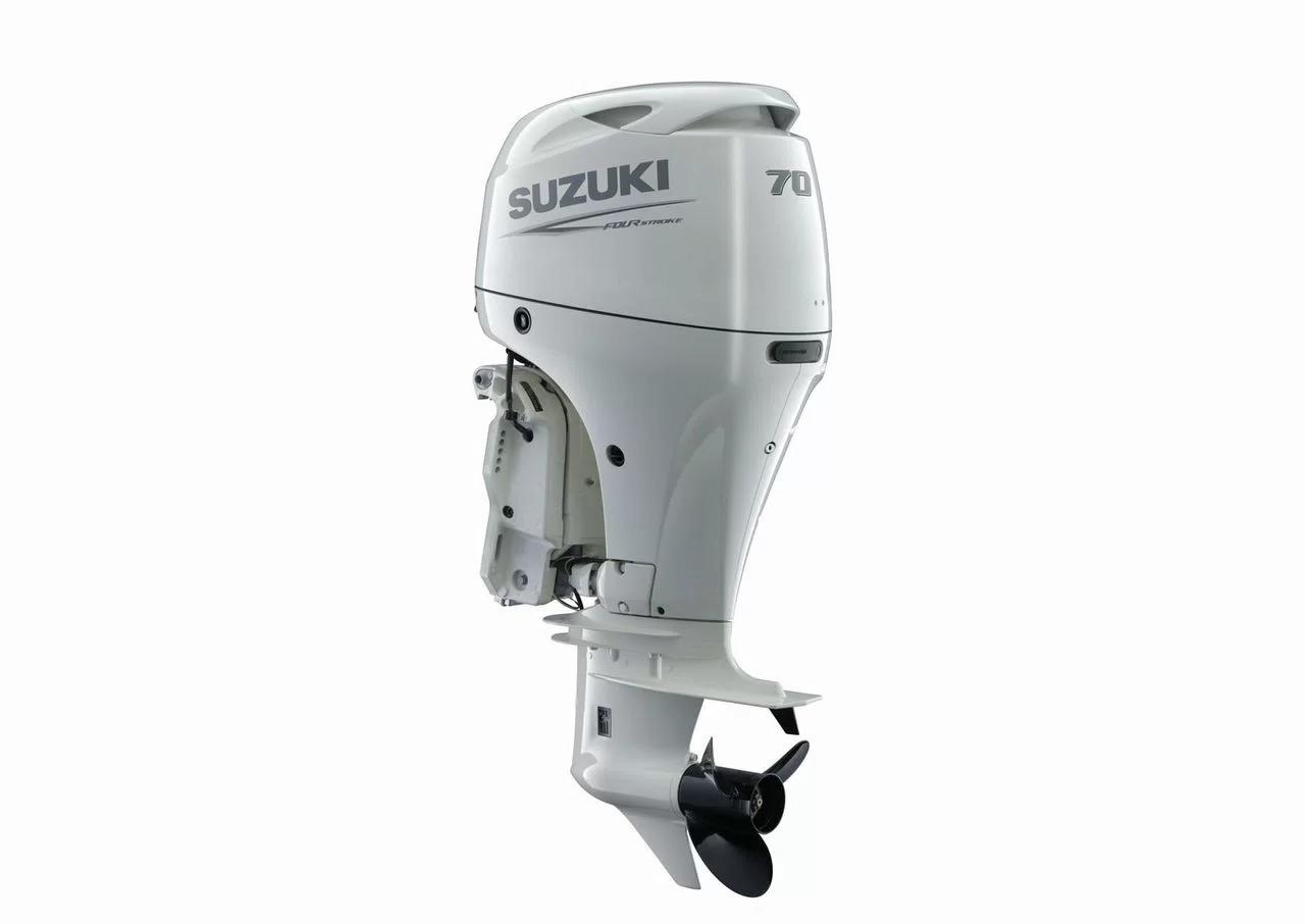 4х-тактный лодочный мотор SUZUKI DF70ATS белый